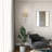 Summervine 1 Light Brushed Nickel Single Sconce-121436197
