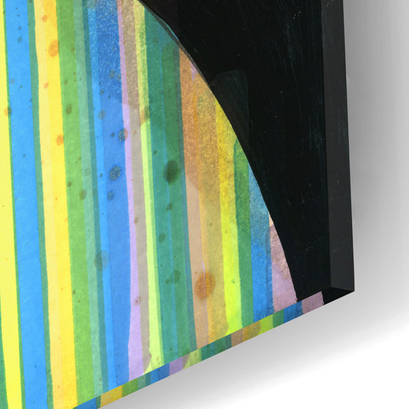 «Case Of The Hues» par Ric Stultz, art mural en verre acrylique, H 16 po x l 12 po x P 0,13 po
