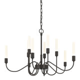 Lisse 10 - Light Candle Style Classic/Traditional Chandelier