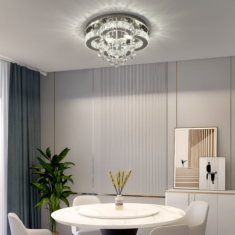 Vanlue 1 - Light Crystal LED Chandelier