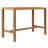 5 Piece Rustic Solid Wood Patio Bar Set, Outdoor Bar Table & Ergonomic Slatted Chairs for Backyard Porch Poolside-129382228