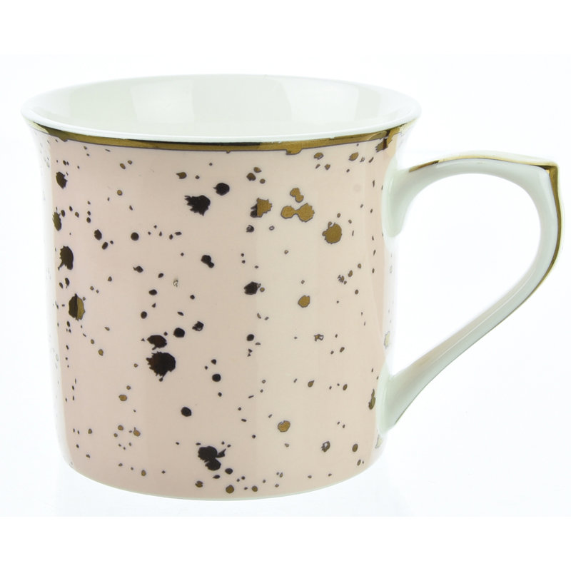 Glessite Ceramic Coffee Mug, Pink