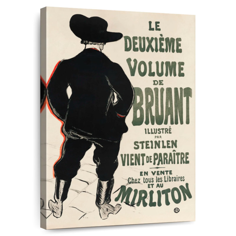 Leisha The Second Volume By Bruant 1893, 30" H x 20" W