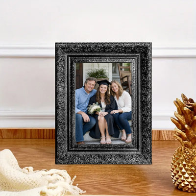 Black 3 PCS Timeless Picture Frame for 8" x 10" Photos and Mother's Day Gifts