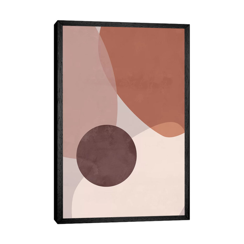 Graphic 211 by Mareike Böhmer - Print on Canvas, 101.6cm H x 66.04cm W x 3.81cm D, Black Framed