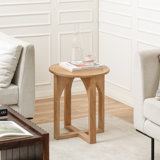 Ealyn Solid Wood End Table