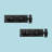 Black Slide Bolt Door Latch 4" L Wrought Iron Sliding Bolts with Catch