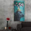  «Black Lab And Bird» par Heather Gauthier, art mural en métal, 24 po x 48 po-886180054