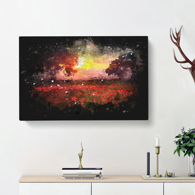Poppy Meadow - Wrapped Canvas
