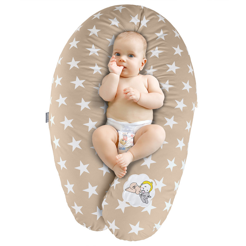 Baby Friends Cot Pillowcase, Beige