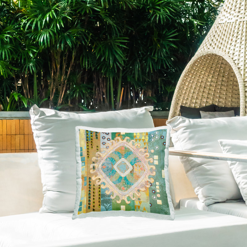 Geometric Outdoor Throw Pillow