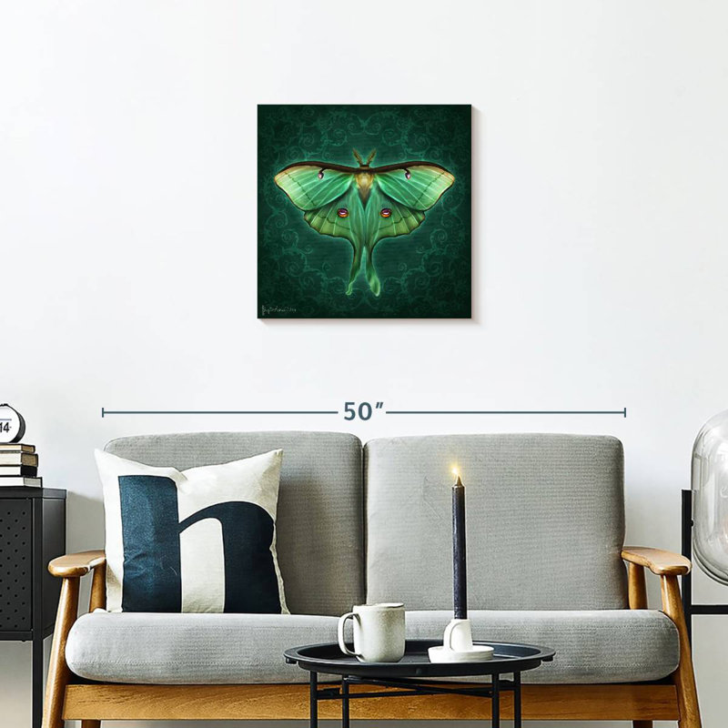 Brampt Steampunk Luna Moth II, 20" H x 20" W