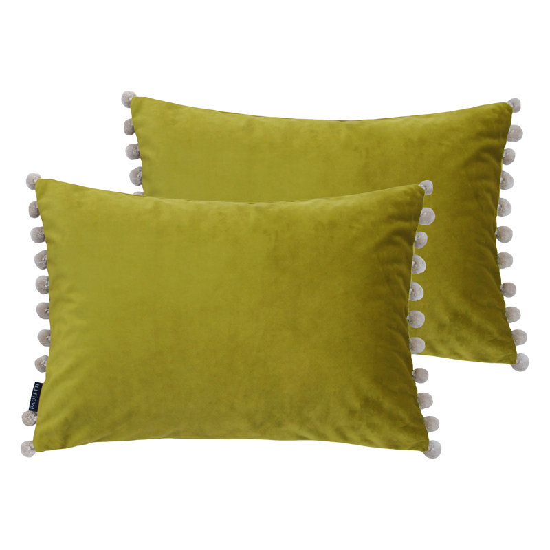 Fiesta Rectangular Scatter Cushion, Sage/Beige