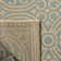 Burnell Ikat Cream/Aqua Area Rug