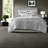 Luxurious Geometric Bedding Set, Hypoallergenic Polyester, Modern Bedroom Essential