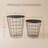 Lavish Home Nesting End Tables Set of 2 with Storage Baskets, Black-1444880401