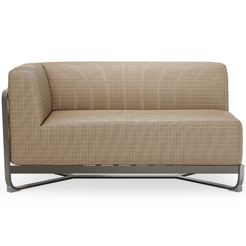 Juno Outdoor 2 - Seat Loveseat, Textured Black