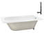Baignoire de trempage en acrylique 60 po x 32 po, drain inclus-97544700