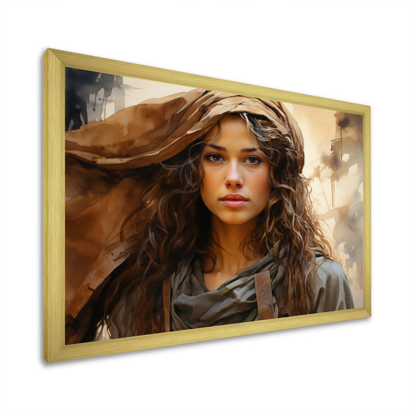 " Fashion 1910S Warriors Portrait I ", H 24 po x l 32 po x P 1 po, Cadre doré à une seule photo