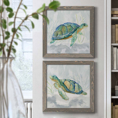 " Riding The Current I " 2 - Pieces Painting Print