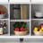 Kitchen Cart: With Rubberwood Flip-top, Interior Storage Shelves In Cabinet Doors, 5-wheel Design, Storage Cabinets And 3 Dining Drawers.-383450802