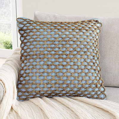Ablo Textured Cotton Throw Pillow