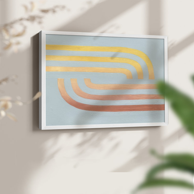 Woven Sea & Sun I - impression encadrée - réarmable, H 11 po x l 14 po, Blanc
