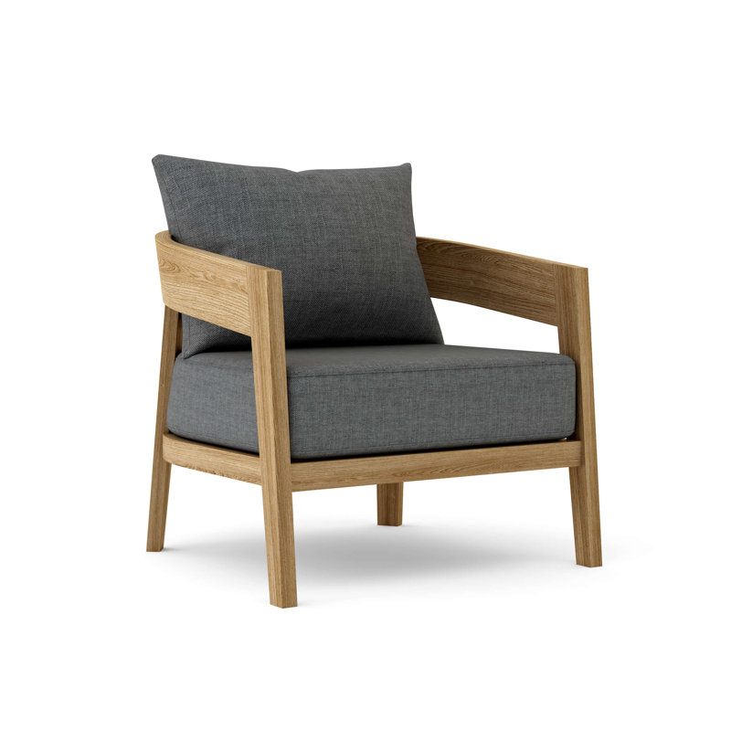 Garry Lounge Chair, Gris anthracite