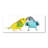 Budgies - No Frame Print on Canvas