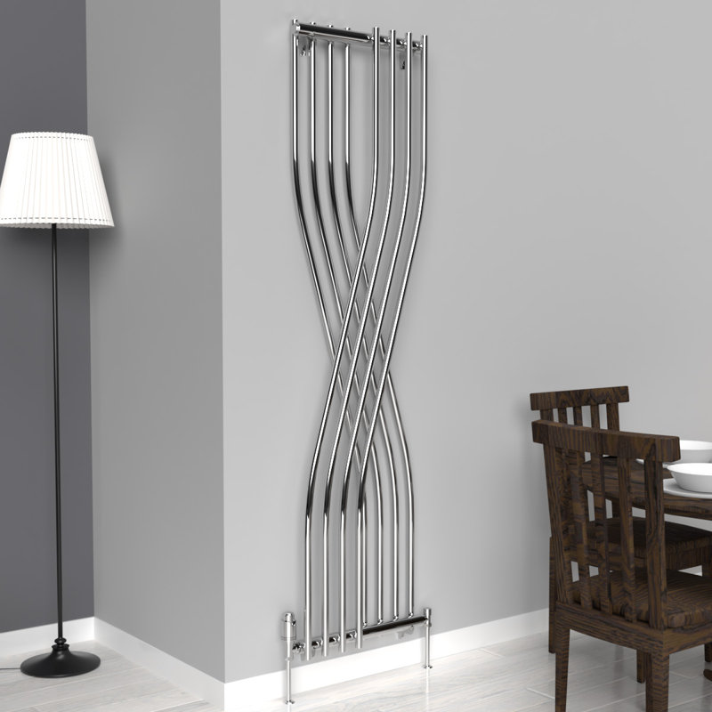 Oval Panel Radiators, Silver