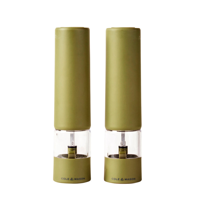 Brand Salt & Pepper Shaker, Green