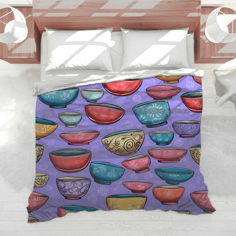 Édredon Bowls Bedding, Lit simple