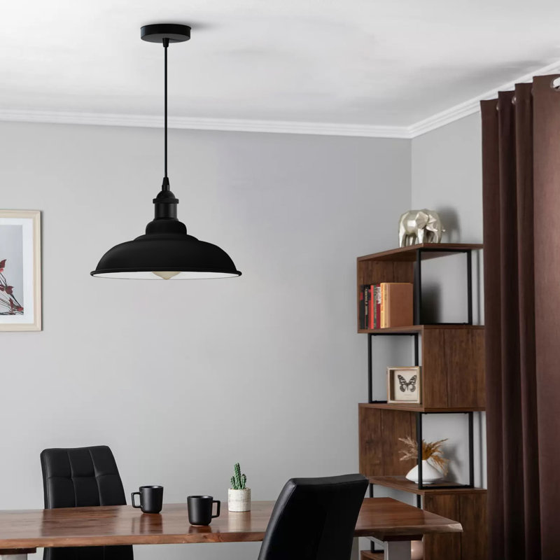 Pascale 1 - Light Dome Pendant, Black