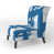Blue/White Polyester Blend selected