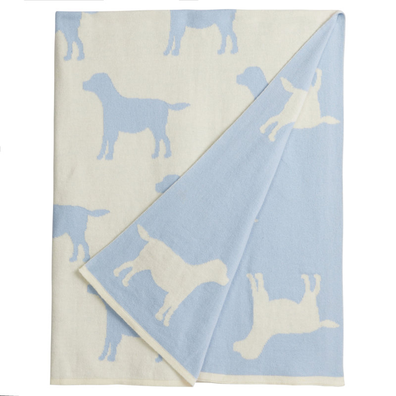 Couverture de chambre de bébé Blue Lab