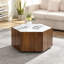 Table basse polyvalente Hexagonal Country Vintage