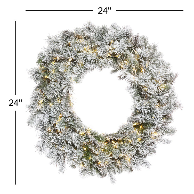 Couronne de pin artificielle Winfield Kiana, H 24 po x l 24 po x P 3 po