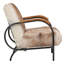 Laney Goat Hide Upholstered Occasional Chair