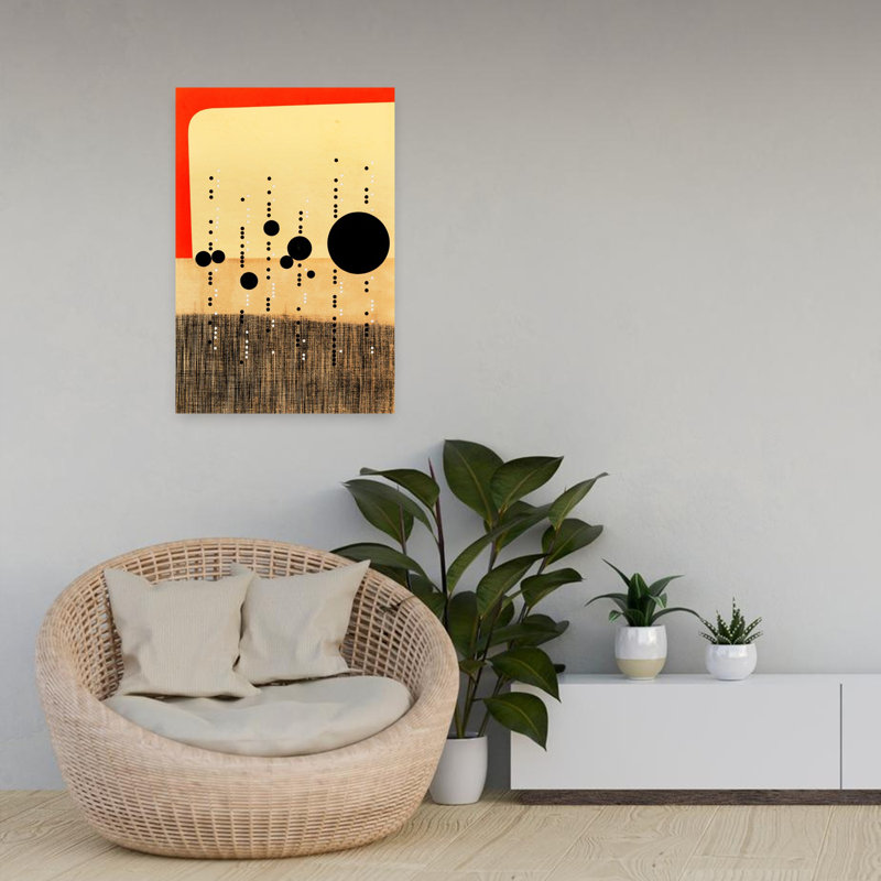 Art contemporain, art moderne abstrait, H 24 po x l 16 po