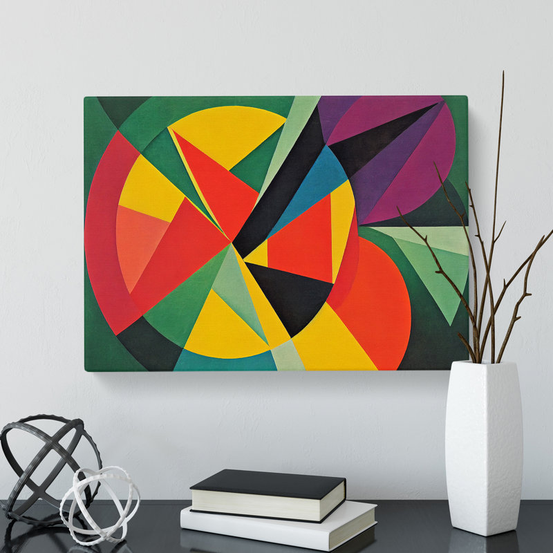 Welcoming Abstract Art - Wrapped Canvas, 35cm H x 50cm W x 3cm D
