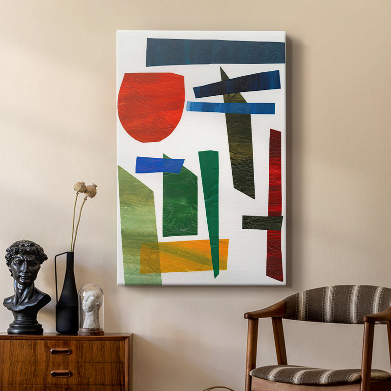 Colorful Shapes II - galerie sur mesure, H 18 po x l 12 po