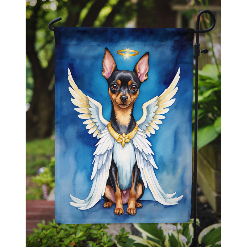 Drapeau de jardin miniature Pinscher My Angel