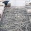 Handmade Silk and Wool Abstract Area Rug-654454603