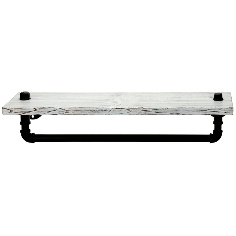 Wood 1 Wall Towel Rack