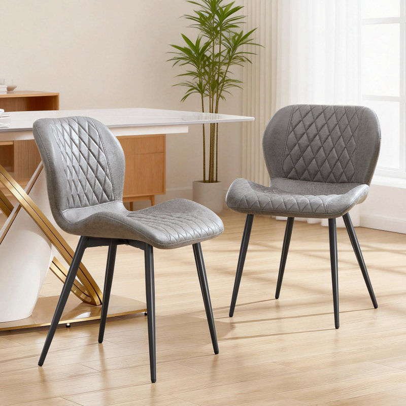 46cm H Dining Chair, Grey