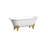 Janeese 70'' x 32'' Soaking Cast Iron Bathtub-17755898-17755901