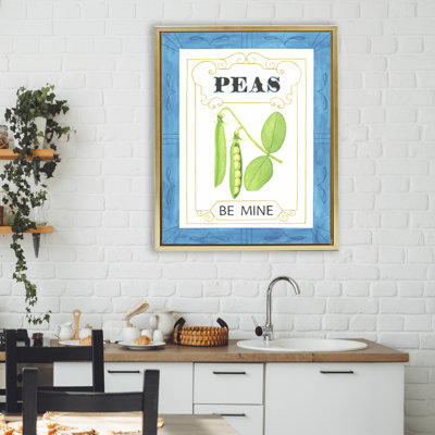 Cadre flottant Peas Be Mine, par Lara Beeston