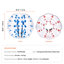 Paquet de 2 balles de jeu gonflables VEVOR 4 pi / 1,2 m Sumo Zorb balles pour adolescents et adultes-98502147