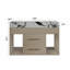 Meuble-lavabo flottant avec lavabo encastré, meuble-lavabo mural pour petite salle de bain, appartement-695145778