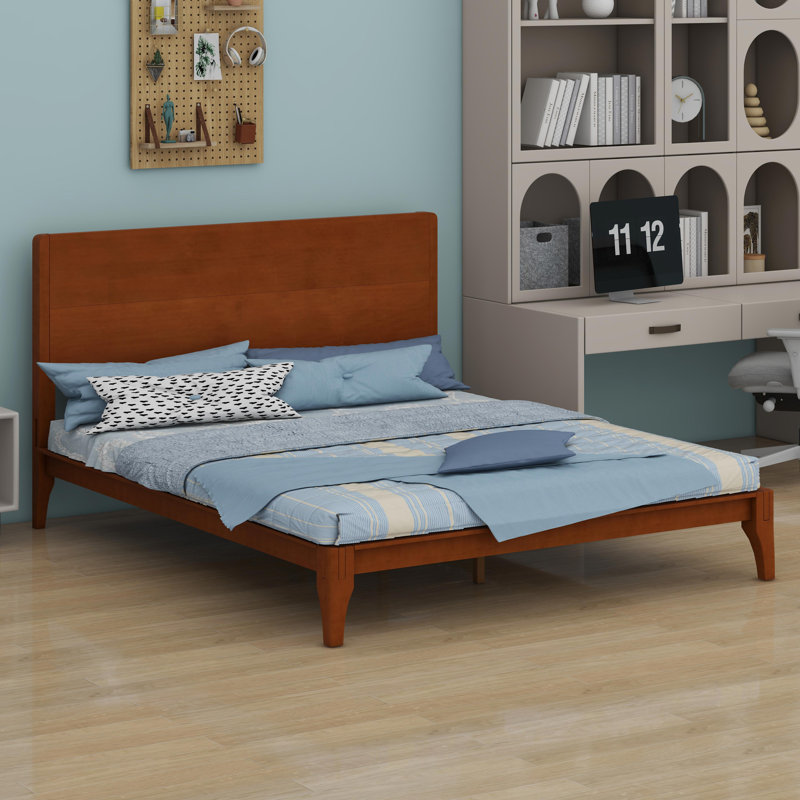 Lit plateforme Bamboo Wood, Brun